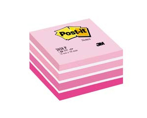 Piezmju lmlapias, 76*76mm, neona roz, 450 lapias, Post-it
